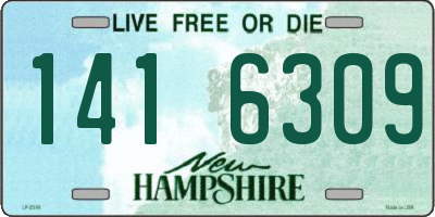 NH license plate 1416309