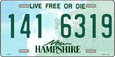 NH license plate 1416319