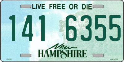 NH license plate 1416355