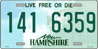 NH license plate 1416359