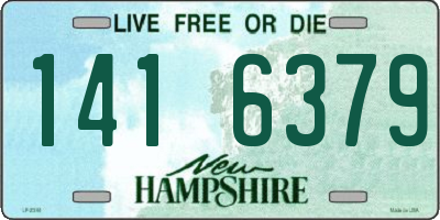 NH license plate 1416379