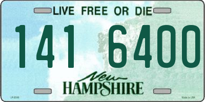 NH license plate 1416400