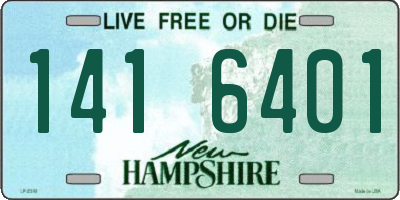 NH license plate 1416401
