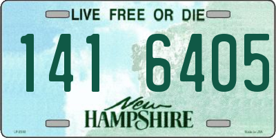 NH license plate 1416405