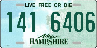 NH license plate 1416406