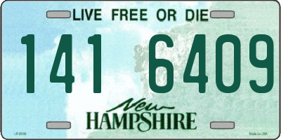 NH license plate 1416409