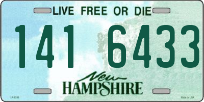 NH license plate 1416433