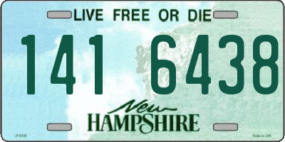 NH license plate 1416438