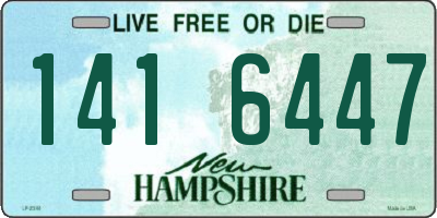 NH license plate 1416447