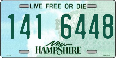 NH license plate 1416448