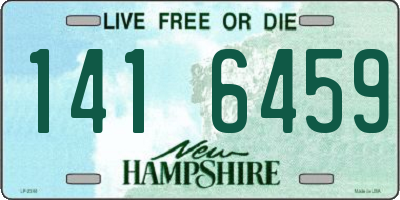 NH license plate 1416459