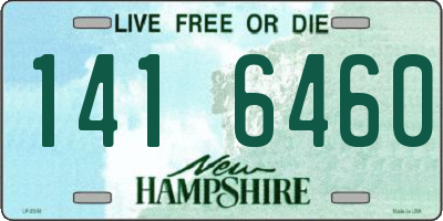 NH license plate 1416460
