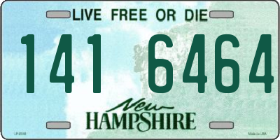 NH license plate 1416464