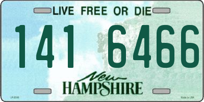 NH license plate 1416466