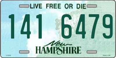 NH license plate 1416479