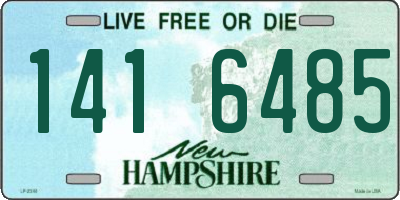 NH license plate 1416485