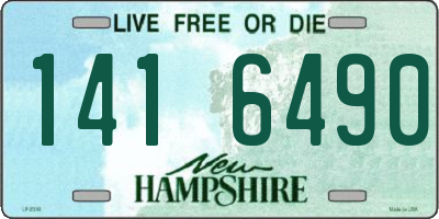 NH license plate 1416490