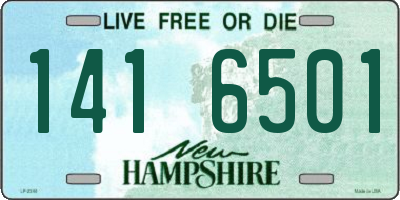 NH license plate 1416501