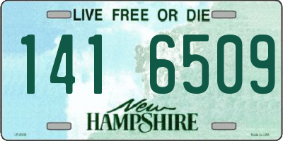 NH license plate 1416509