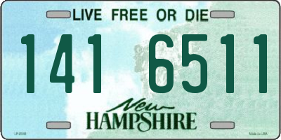 NH license plate 1416511