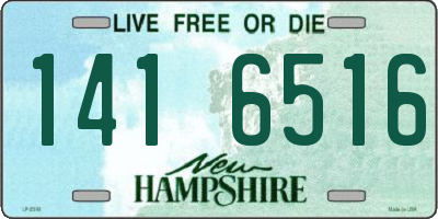 NH license plate 1416516