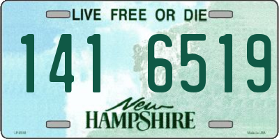 NH license plate 1416519