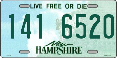 NH license plate 1416520