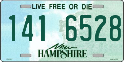 NH license plate 1416528