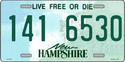 NH license plate 1416530