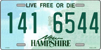NH license plate 1416544
