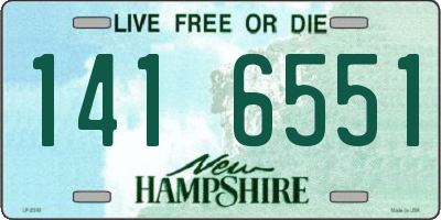 NH license plate 1416551