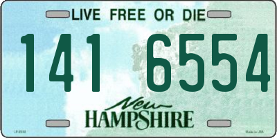 NH license plate 1416554