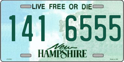 NH license plate 1416555