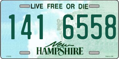 NH license plate 1416558