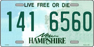 NH license plate 1416560