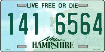 NH license plate 1416564