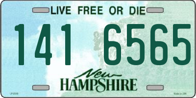 NH license plate 1416565