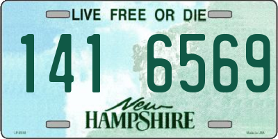 NH license plate 1416569