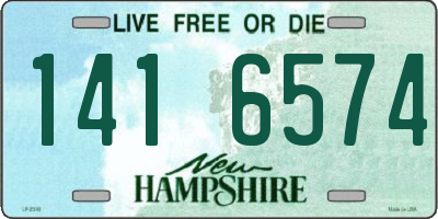NH license plate 1416574