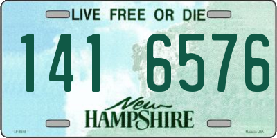 NH license plate 1416576