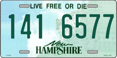 NH license plate 1416577