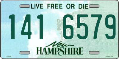 NH license plate 1416579