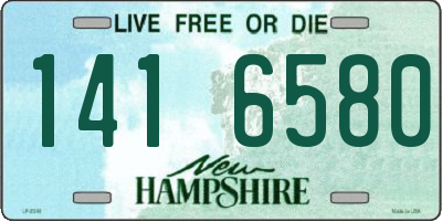 NH license plate 1416580