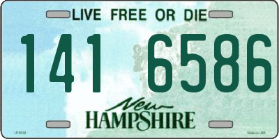 NH license plate 1416586