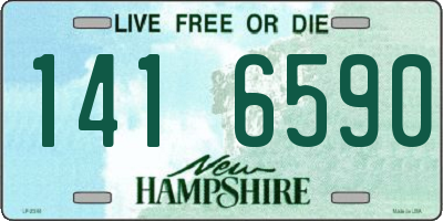 NH license plate 1416590