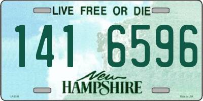 NH license plate 1416596