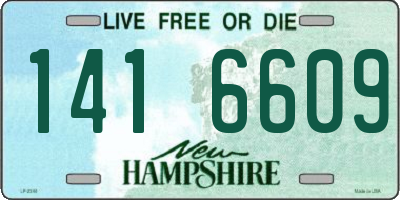 NH license plate 1416609
