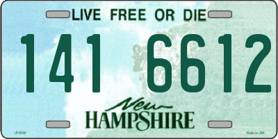 NH license plate 1416612