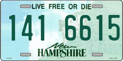NH license plate 1416615