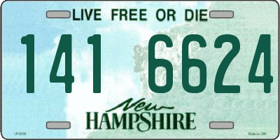 NH license plate 1416624